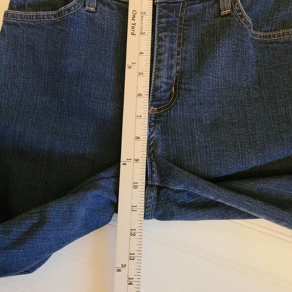 NYDJ Jeans Size 4 Blue Bootcut Dark Wash Not Your Daughters Jeans - Picture 4 of 10